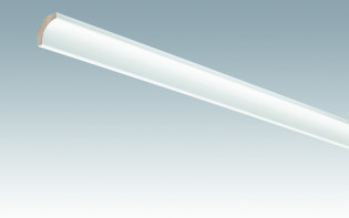 MEISTER Sockelleisten Hohlkehlleisten Weiß streichfähig DF 2222 - 2380 x 22 x 22 mm (200034-2380-02222 - 2604232222)