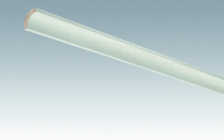 MEISTER Sockelleisten Hohlkehlleisten Eiche weiß deckend 4069 - 2380 x 22 x 22 mm (200034-2380-04069 - 2604234069)