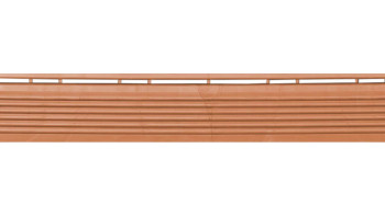 planeo Seitenteil für 40 x 40 cm Klickfliesen - terracotta