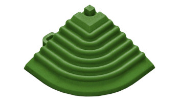 planeo Eckteil für 40 x 40 cm Klickfliesen - grün