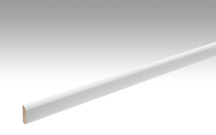 MEISTER Sockelleisten Fußleisten Uni weiß glänzend DF 324 - 2380 x 25 x 6 mm (200007-2380-00324 - 698623324)