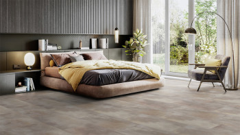 Gerflor Klick Vinyl - Virtuo 55 Rigid Acoustic Acuarela Taupe | Trittschalldämmung integr. (39071476)