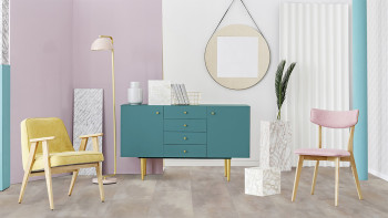 Gerflor Klick Vinyl - Virtuo 55 Rigid Acoustic Acuarela Taupe | Trittschalldämmung integr. (39071476)