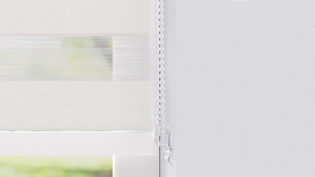 planeo Doppelrollo 28mm TL Kopfprofil - Schneeweiss