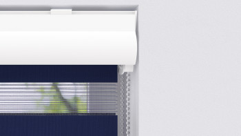 planeo Doppelrollo 28mm TL Kopfprofil - Blau