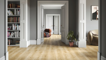 planeo Rigid Klick Vinyl - SolutionX 2in1 Eiche Classic | Trittschalldämmung integr. (ECF-0072)