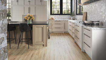 planeo Rigid Klick Vinyl - SolutionX 2in1 Eiche Hell | Trittschalldämmung integr. (ECF-0057)