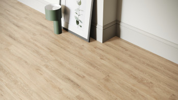 planeo Rigid Klick Vinyl - SolutionX 2in1 Eiche Hell | Trittschalldämmung integr. (ECF-0057)