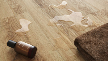 planeo Rigid Klick Vinyl - SolutionX 2in1 Eiche Hell | Trittschalldämmung integr. (ECF-0057)