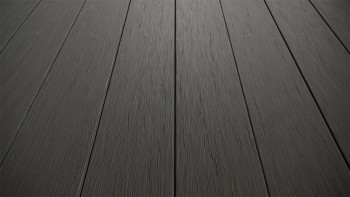 planeo AntikWood WPC Terrassendiele Massiv - Anthrazitgrau 3m antik gealtert