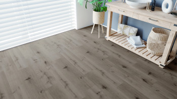 SKAVA Rigid Klick Vinyl - Home Grey Oak | wasserfest und Trittschalldämmung integr. (LO-1090)