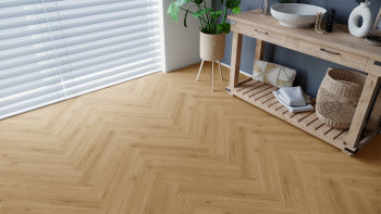 SKAVA Rigid Klick Vinyl Fischgrät - Unique Adrua | wasserfest und Trittschalldämmung integr. (LO-2205)