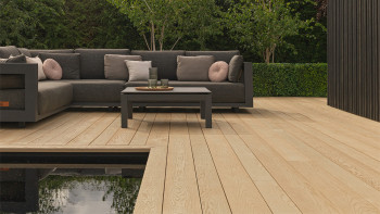 planeo Authoria PureBoard Terrassendiele Massiv - Ashwood 3.6m strukturiert