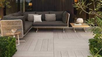 planeo Authoria PureBoard Terrassendiele Massiv - Light Grey 3.6m strukturiert