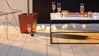 planeo Authoria PureBoard Terrassendiele Massiv - Light Grey 3.6m strukturiert