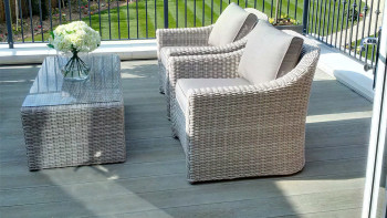 planeo Authoria PureBoard Terrassendiele Massiv - Light Grey 3.6m strukturiert