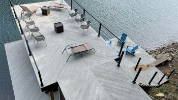 planeo Authoria PureBoard Terrassendiele Massiv - Light Grey 3.6m strukturiert