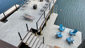 planeo Authoria PureBoard Terrassendiele Massiv - Light Grey 3.6m strukturiert