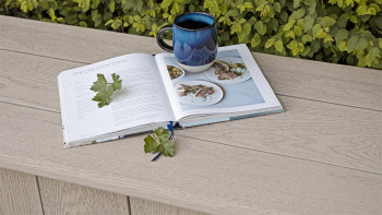 planeo Authoria PureBoard Terrassendiele Massiv - Light Lime Oak 3.6m strukturiert