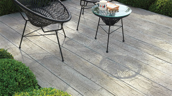 planeo Antica PureBoard Terrassendiele Massiv - White Oak 3.6m strukturiert