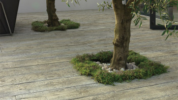 planeo Antica PureBoard Terrassendiele Massiv - White Oak 3.6m strukturiert