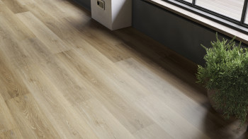 planeo Rigid Klick Vinyl - SMARTline Light Grey Oak | Trittschalldämmung integr. (NF-SL-584)