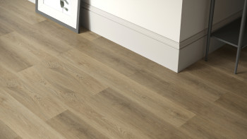 planeo Rigid Klick Vinyl - SMARTline Light Grey Oak | Trittschalldämmung integr. (NF-SL-584)