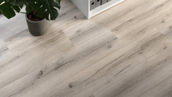 planeo Rigid Klick Vinyl - GRANDline Rustic Grey Oak | Trittschalldämmung integr. (NF-GL-705)