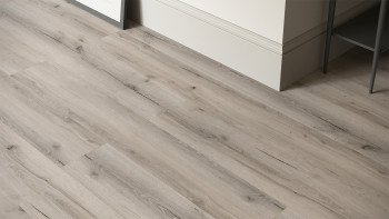 planeo Rigid Klick Vinyl - GRANDline Rustic Grey Oak | Trittschalldämmung integr. (NF-GL-705)