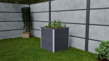 planeo BPC Hochbeet Cube - Anthrazit | DB703 70 x 70 x 75 cm