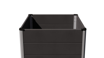 planeo BPC Hochbeet Cube - Anthrazit | DB703 70 x 70 x 75 cm