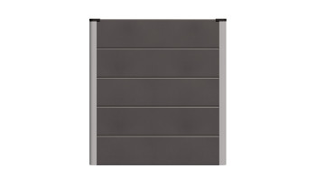 planeo BPC Hochbeet Cube - Anthrazit | DB703 70 x 70 x 75 cm