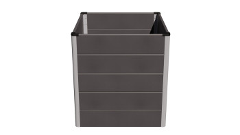 planeo BPC Hochbeet Cube - Anthrazit | DB703 70 x 70 x 75 cm