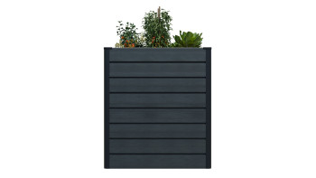 planeo BPC-Rhombus Hochbeet Cube - Steingrau co-ex. 70 x 70 x 79 cm