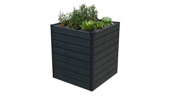 planeo BPC-Rhombus Hochbeet Cube - Steingrau co-ex. 70 x 70 x 79 cm