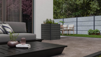 planeo BPC-Rhombus Hochbeet Cube - Steingrau co-ex. 70 x 70 x 79 cm