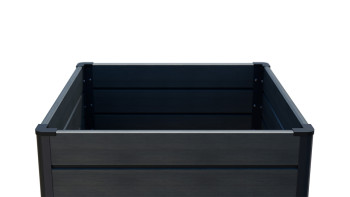 planeo BPC-Rhombus Hochbeet Cube - Steingrau co-ex. 70 x 70 x 79 cm