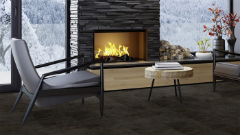 Gerflor Klick Vinyl - Virtuo 55 Rigid Acoustic Tavla Dark | Trittschalldämmung integr. (39071453)