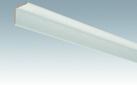 MEISTER Sockelleisten Faltenleisten Fineline weiß 4029 - 2380 x 70 x 3,5 mm (200033-2380-04029)
