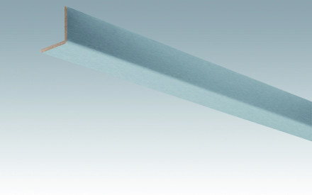 MEISTER Sockelleisten Winkelleisten Edelstahl-Metallic 4079 - 2380 x 33 x 3,5 mm (200035-2380-04079)