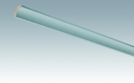 MEISTER Sockelleisten Hohlkehlleisten Edelstahl-Metallic 4079 - 2380 x 22 x 22 mm (200034-2380-04079)