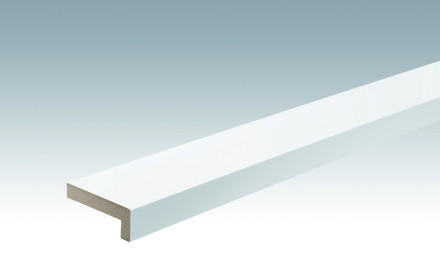 MEISTER Sockelleisten Winkelabdeckleisten Weiß streichfähig DF 2222 - 2380 x 60 x 22 mm (200028-2380-02222)