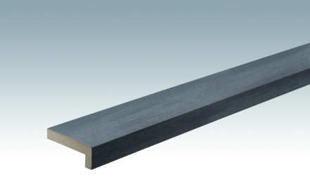 MEISTER Sockelleisten Winkelabdeckleisten Stahl-Metallic 4078 - 2380 x 60 x 22 mm (200028-2380-04078)