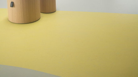 planeo Linoleum Concrete - yellow glow 3741 2.5