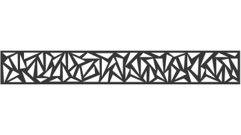 planeo Gardence Designeinsatz - Triangle 179,5x25,5x0,15 cm