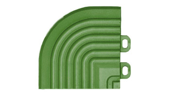 planeo Eckteil für 40 x 40 cm Klickfliesen - grün