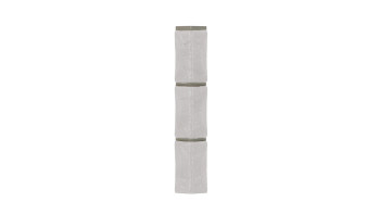 Zierer Bruchsteinoptik Ecke für BS1 - 54 x 54 x 345 mm weiß aus GFK