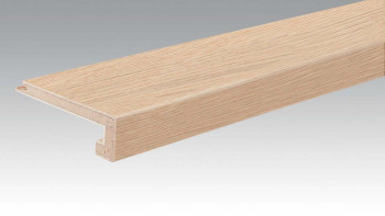planeo Treppenkantenprofil aus Parkett U-Profil - Lively Oak Crema White (PMTU-2109)