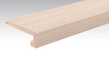 planeo Treppenkantenprofil aus Parkett U-Profil - Authentica Oak weiß gekälkt (PMTU-3009)