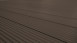Komplett-Set TitanWood 3m Hohlkammerdiele Rillenstruktur dunkelbraun 25.5m² inkl. Alu-UK